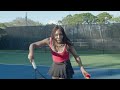 How To Hit A Basic Tennis Serve with Venus Williams