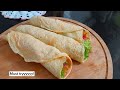 Incredibly quick breakfast ready in 5 minutes! Easy Egg Wrap