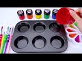 Satisfying Video l Mixing Candy with Making Rainbow Bathtub Cutting ASMR