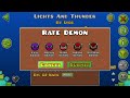 Geometry Dash | Lights and Thunder 100% (Demon)