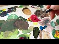 Five Colors and Dozens of Shades + Holbein Acrylic Gouache Unboxing 🎨
