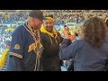 Michigan Fans Celebrate at Lucas Oil Stadium after Big 10 Championship 2022!