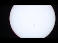 ISS transits the Sun 08 03 2023