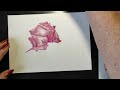 Watercolor Painting ROSE without SKETCH - Tutorial for Beginners - Demo Easy Lessons