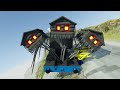 ALL MONSTERS Big & Small Cars vs Downhill Madness with BUS EATER & CAR EATER| BeamNG.Drive