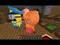 JJ and Mikey HIDE From MINIONS Family Despicable Me 4 in Minecraft Challenge Maizen