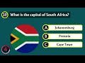 GENERAL KNOWLEDGE QUIZ MULTIPLE CHOICE - GEOGRAPHY EDITION #generalknowledge