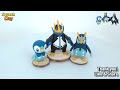 Pokémon Figures Making - Piplup line(Prinplup, Empoleon)!! | Clay Art