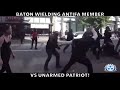 Unarmed Patriot Knocks Out Armed Antifa.