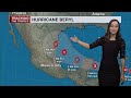 Category 4 Hurricane Beryl nearing Jamaica and Cayman Islands