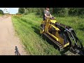 Mini Skid Steer Brush Cutter, Demo by Swift Fox Industries