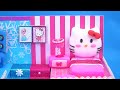 Make AMAZING House Hello Kitty vs Frozen in Hot and Cold Style ❄️🔥 Miniature House DIY
