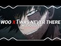 woo x i was never there (tiktok mashup) - the weeknd & rihanna [edit audio]