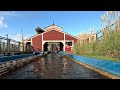 Tidal Wave at Thorpe Park - POV - Front Row - 4K - 2023