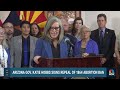 Arizona governor signs repeal of 1864 abortion ban