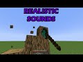 Minecraft sounds vs Realistic sounds