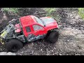 R.C. Trail Crawling. Axial Scx6 Honcho crawls upper Wetfoot to Bottoms up.