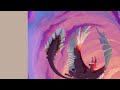 Finchwing Draws: Free Falling - OC speedpaint