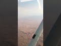 Flying over Arizona.