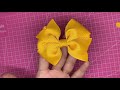 Freehand, no template, no sew double pinwheel hair bow tutorial. How to make hair bows. DIY Laço