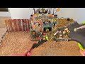 Create a Rusty Metal Fence using Cardboard - Fast Easy Halloween Accessory for your Spooky Village!