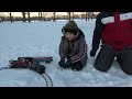 Johny Shows Polar Express and Hogwarts Trains Crash On Snow Giant Train Track Layout On Snow