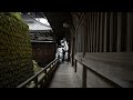 a rainy Japanese temple in the mountains | moment of zen