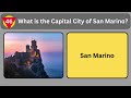 Guess all 50 Capital Cities of the World Part 1 || Ultimate General Knowledge 🌍✨| #quiz #youtube #yt