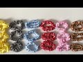 How to make scrunchies in 3 different sizes| 2 methods | DIY scrunchies