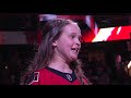 Sophia Pierce sings O Canada