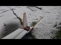 Melting snow with a jet engine