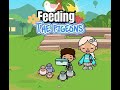 Feeding 🥖the pigeons 🦤 ib: me😘