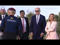 Joe Biden 'wanders' away during G7 parachute display photo op