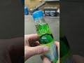 How to open Japan Soda called Ramune Drink.  Why the funny bottle?