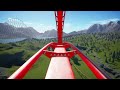 Reverse Spiral Loop Roller Coaster – Planet Coaster