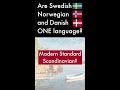Are Swedish, Norwegian and Danish the SAME LANGUAGE?