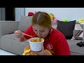 Mukbang Fire Spicy Noodle Tteokbokki 하이유의 TV 속 편의점 음식 먹방 모음 Convenience Store food | HIU 하이유