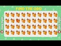 Find 🔍The Odd Emoji Out🤩  Quiz! 🍔 | Ultimate Emoji Quiz 🔍#findtheoddemoji