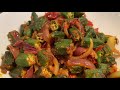 Fresh Fried Okra | Easy Lady Finger Recipe | 10 Minute Bhindi