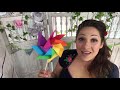 DIY Craft Tutorial: How to Make an EASY Paper Pinwheel
