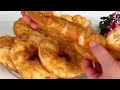 Just flour and hot water and prepare this delicious recipe ! WITHOUT EGGS and WITHOUT MILK , ASMR