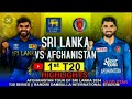 Sports Breaking 🔴 Sri Lanka vs Afghanistan1st t20 match update