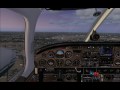 Piper Seneca landing at Hobby Rwy35 (FSX)