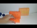 how to make a wall 🧱 with building blocks • satisfying building blocks #buildingblocks #asmr