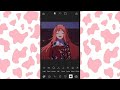 -ˋˏ🍙↳♡How to make anime icons with glitter - Anime edits tutorial♡↳🍙ˎˊ˗