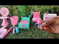 Unboxing Barbie home cleaning set |Unboxing barbie home iterm | Unboxing Miniature iterm