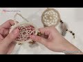 DIY Tutorial - How To Make A Dreamcatcher?   Super EASY Pattern
