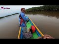 mancing trolling dapat buaya besar, perahu sampai diseret