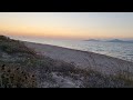 Sunset Glow on Tigaki Beech Kos Greece October 2023- White Noise ASMR