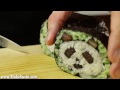 Japanese Panda Sushi Roll Art